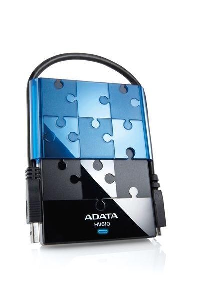 ADATA Externí HDD 500GB 2,5" USB 3.0 DashDrive HV610, czarny ADATA Externí HDD 500GB 2,5" USB 3.0 DashDrive HV610, czarny