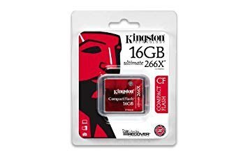 Karta pamięci Kingston CF Ultimate 16GB x266 (CF/16GB-U2) Karta pamięci Kingston CF Ultimate 16GB x266 (CF/16GB-U2)