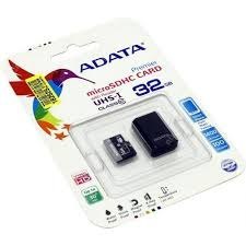 Karta pamięci MicroSD ADATA 32GB + czytnik (AUSDH32GUICL10-RM3BKBL)