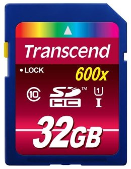 Karta pamieci TRANSCEND SDHC Class 10 UHS-I, 600X, 32GB (Ultimate) - TS32GSDHC10U1