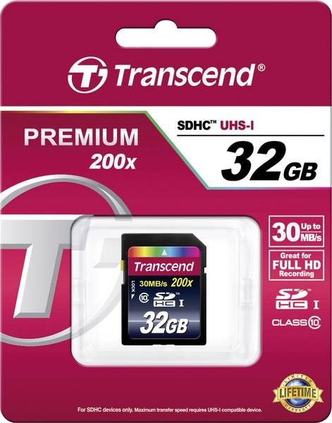 Karta pamięci Transcend SDHC 32GB Class 10 (TS32GSDHC10)