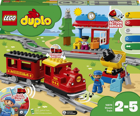 LEGO® 10874 DUPLO Pociąg parowy - oryginalna gwarancja LEGO LEGO® 10874 DUPLO Pociąg parowy - oryginalna gwarancja LEGO
