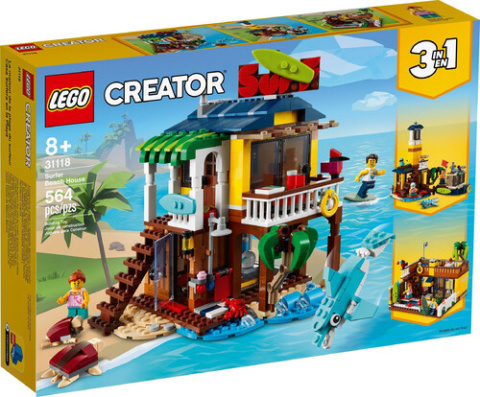 LEGO® 31118 CREATOR Domek Surferów na plaży - oryginalna gwarancja LEGO. LEGO® 31118 CREATOR Domek Surferów na plaży - oryginalna gwarancja LEGO.