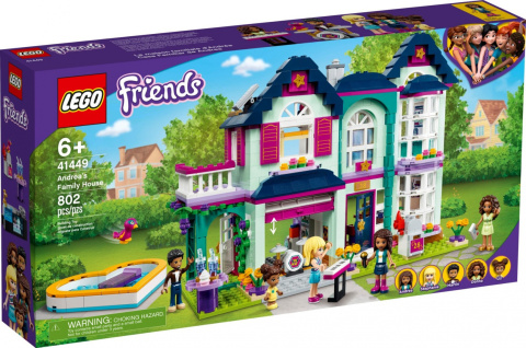 LEGO® 41449 Friends Dom rodzinny Andrei - oryginalna gwarancja LEGO. LEGO® 41449 Friends Dom rodzinny Andrei - oryginalna gwarancja LEGO.