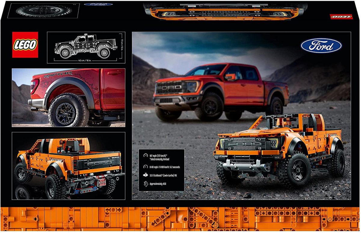 LEGO® 42126 Technic - Ford F-150 Raptor - oryginalna gwarancja LEGO LEGO® 42126 Technic - Ford F-150 Raptor - oryginalna gwarancja LEGO