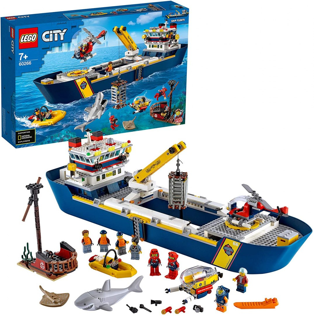LEGO® 60266 City Statek Badaczy Oceanu- oryginalna gwarancja LEGO LEGO® 60266 City Statek Badaczy Oceanu- oryginalna gwarancja LEGO