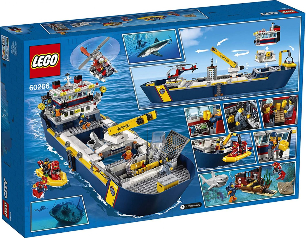 LEGO® 60266 City Statek Badaczy Oceanu- oryginalna gwarancja LEGO LEGO® 60266 City Statek Badaczy Oceanu- oryginalna gwarancja LEGO