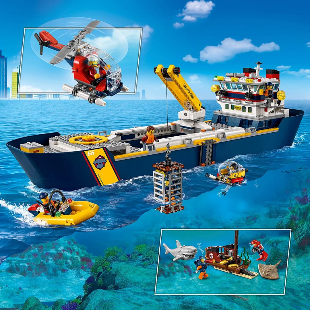 LEGO® 60266 City Statek Badaczy Oceanu- oryginalna gwarancja LEGO LEGO® 60266 City Statek Badaczy Oceanu- oryginalna gwarancja LEGO