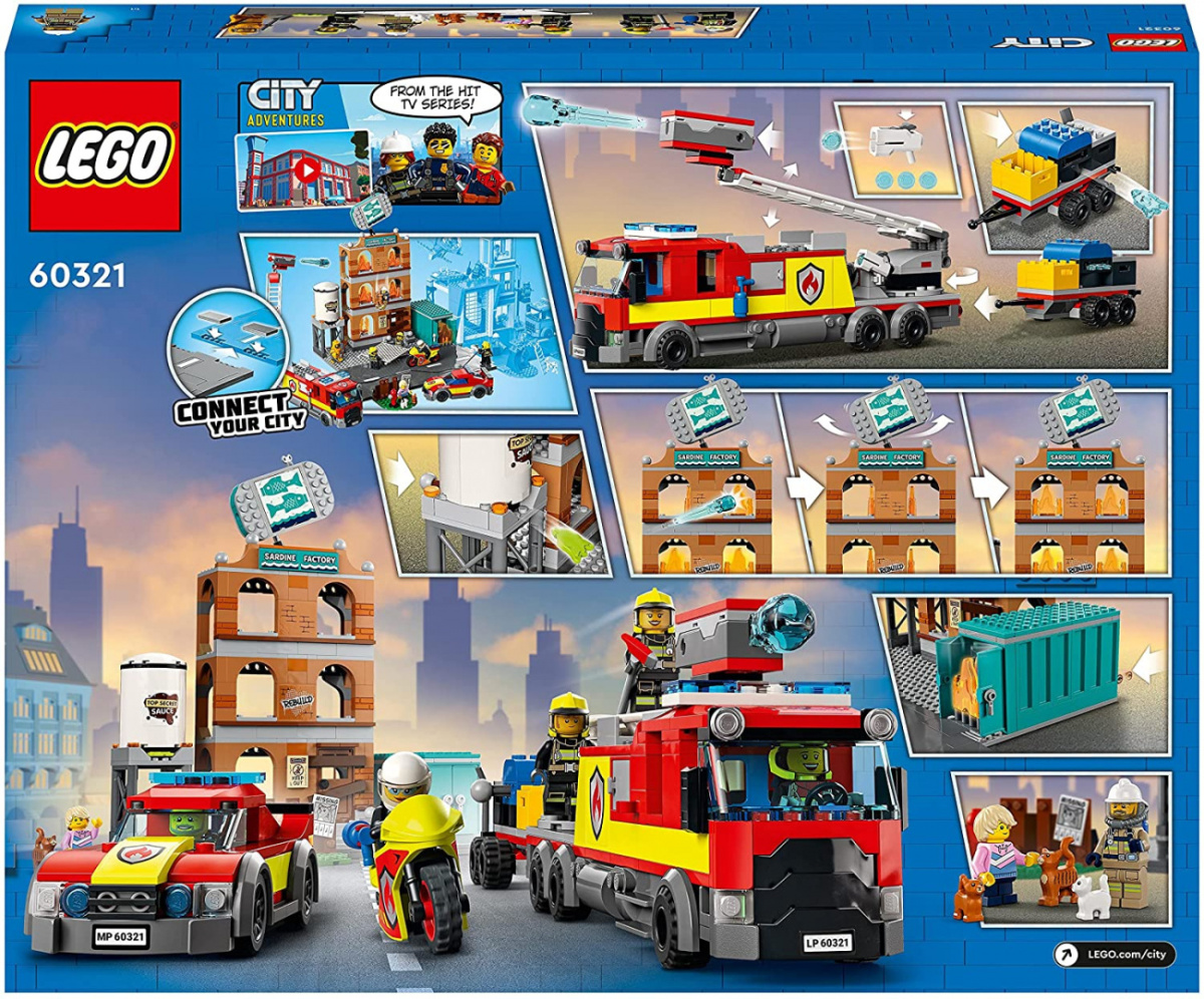 LEGO® 60321 CITY Straż pożarna - oryginalne klocki LEGO.