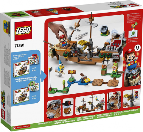 LEGO® 71391 Super Mario Sterowiec Bowsera - zestaw dodatkowy . Oryginalna gwarancja LEGO. LEGO® 71391 Super Mario Sterowiec Bowsera - zestaw dodatkowy . Oryginalna gwarancja LEGO.