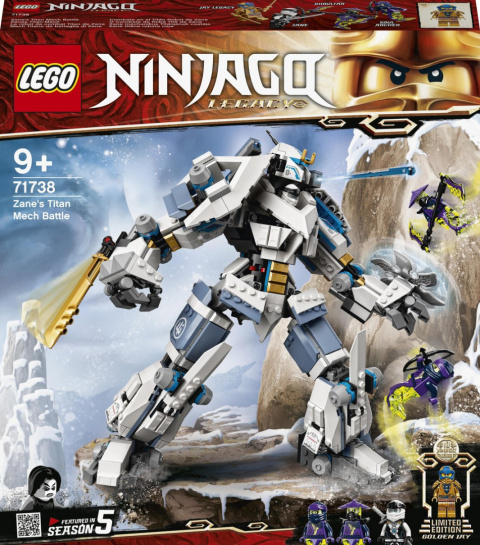 LEGO® 71738 Ninjago - Starcie tytanów Mech - oryginalna gwarancja LEGO LEGO® 71738 Ninjago - Starcie tytanów Mech - oryginalna gwarancja LEGO