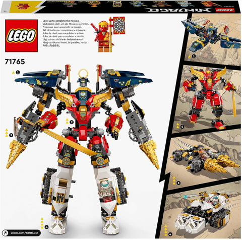 LEGO® 71765 NINJAGO Ninja Ultra Mech 4 w 1 -oryginalna gwarancja LEGO. LEGO® 71765 NINJAGO Ninja Ultra Mech 4 w 1 -oryginalna gwarancja LEGO.
