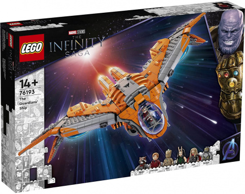 LEGO ® 76193 Marvel Super Heroes Statek strażników -lekko wgięte opakowanie,oryginalna gwarancja LEGO LEGO ® 76193 Marvel Super Heroes Statek strażników -lekko wgięte opakowanie,oryginalna gwarancja LEGO