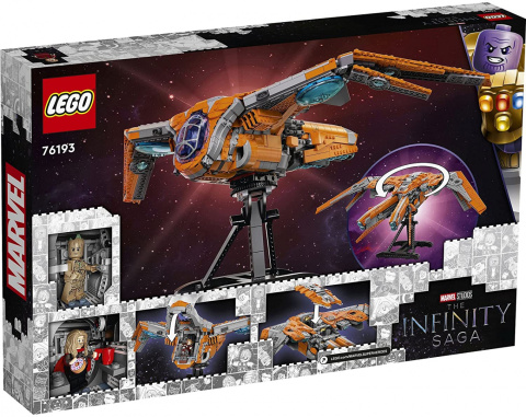 LEGO ® 76193 Marvel Super Heroes Statek strażników -lekko wgięte opakowanie,oryginalna gwarancja LEGO LEGO ® 76193 Marvel Super Heroes Statek strażników -lekko wgięte opakowanie,oryginalna gwarancja LEGO
