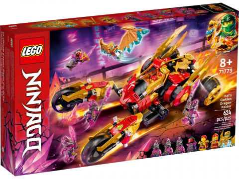 LEGO® Ninjago 71773 Złoty smoczy ścigacz Kaia - lekko wgięte opakowanie,oryginalna gwarancja LEGO. LEGO® Ninjago 71773 Złoty smoczy ścigacz Kaia - lekko wgięte opakowanie,oryginalna gwarancja LEGO.