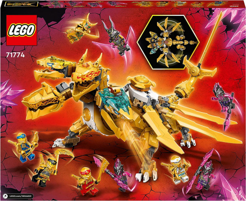 LEGO® Ninjago 71774 Złoty Ultra Smok Lloyda -oryginalna gwarancja LEGO. LEGO® Ninjago 71774 Złoty Ultra Smok Lloyda -oryginalna gwarancja LEGO.