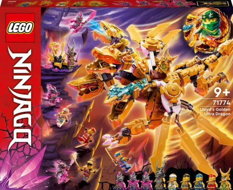 LEGO® Ninjago 71774 Złoty Ultra Smok Lloyda -oryginalna gwarancja LEGO. LEGO® Ninjago 71774 Złoty Ultra Smok Lloyda -oryginalna gwarancja LEGO.