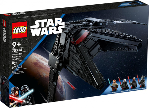 LEGO® Star Wars 75336 - Transporter Inkwizytorów Scythe,lekko wgięte opakowanie,oryginalna gwarancja LEGO. LEGO® Star Wars 75336 - Transporter Inkwizytorów Scythe,lekko wgięte opakowanie,oryginalna gwarancja LEGO.