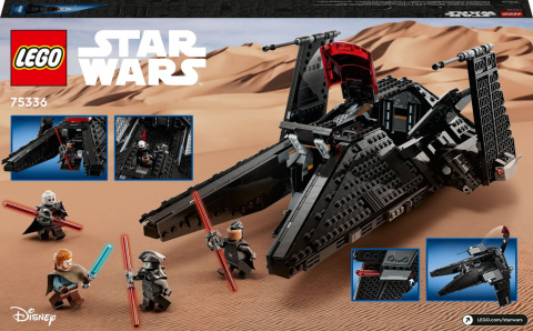 LEGO® Star Wars 75336 - Transporter Inkwizytorów Scythe,lekko wgięte opakowanie,oryginalna gwarancja LEGO. LEGO® Star Wars 75336 - Transporter Inkwizytorów Scythe,lekko wgięte opakowanie,oryginalna gwarancja LEGO.