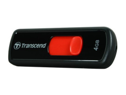 Pendrive Transcend JetFlash 500 4GB USB 2.0 (Red) Model TS4GJF500